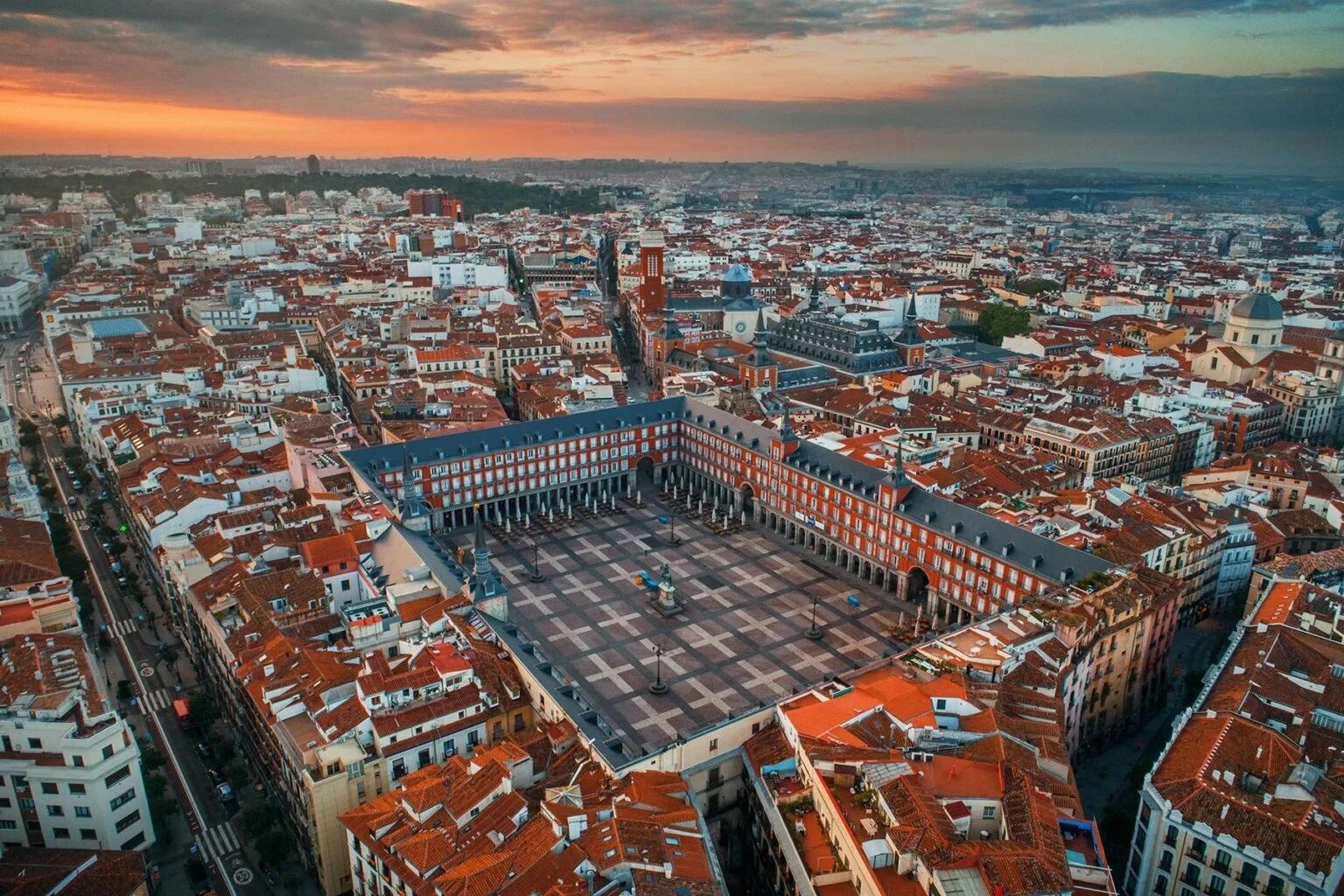 Madrid skyline